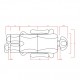Electric Podiatry Bed "TARSE" (3 Motor / 240°rotation)