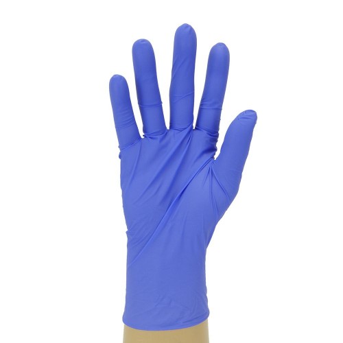Accelerator Free Powder Free Medical Disposable Indigo Nitrile Gloves (100)