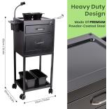Hairdressing Salon Lockable Metal Trolley T-508 - Image 3