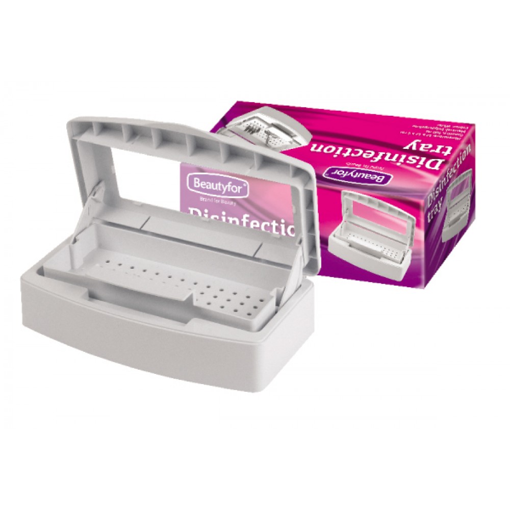 0fa97b70-7e5d-4844-ba6a-96e3f322f8ee.jpg Disinfecting Tray for Manicure Pedicure Nail Art Makeup Implements and Tools - Image 1