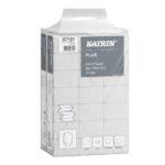 Katrin Plus 2ply White Z Fold Hand Towels (Narrow Fold) Case (21 x 135 Towels 2835) - Image 2