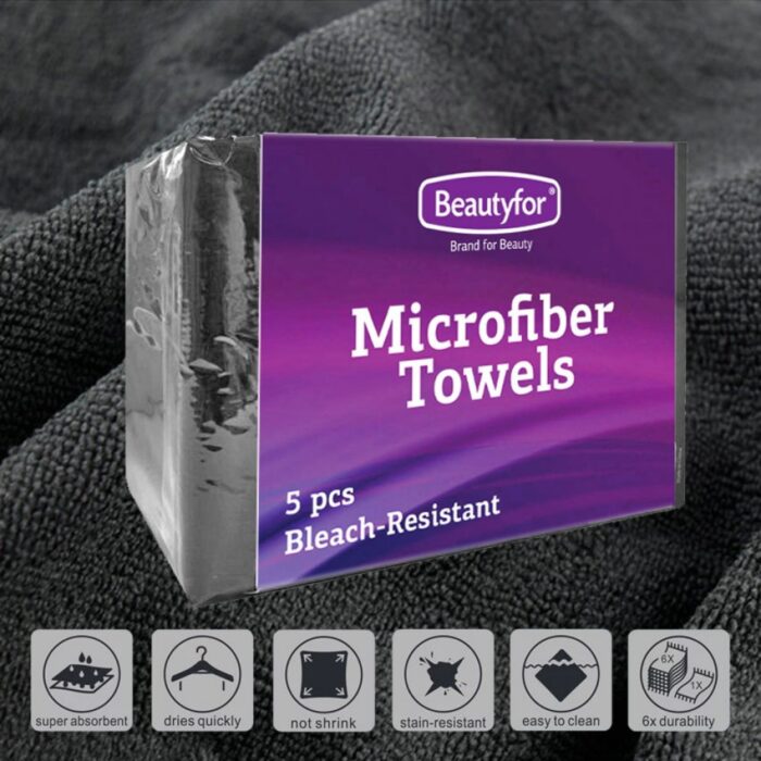 Microfiber Towels (70x40) (Pack of 5) - Image 1