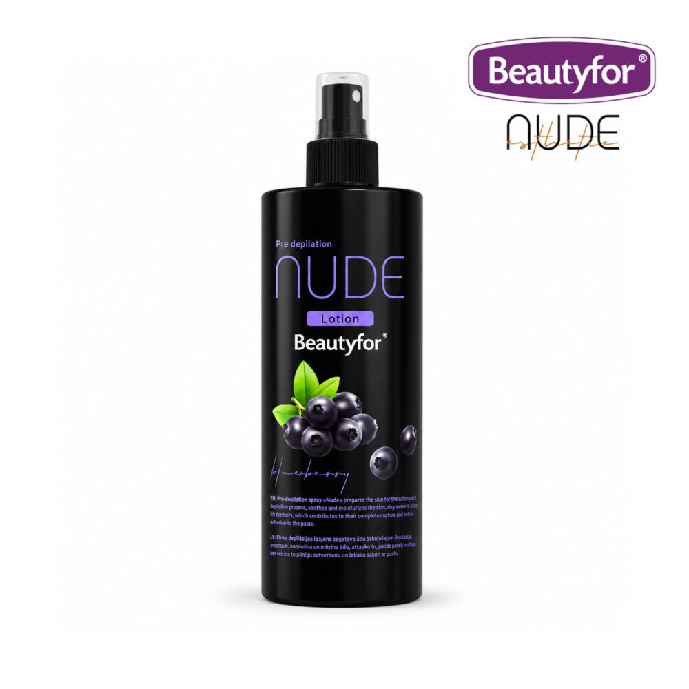 3d87ce53-368b-498f-9112-ffab3fc7581b.jpg Nude Pre-Depilation Lotion Blueberry 350ml - Image 1