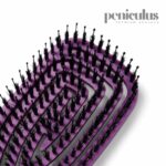 Peniculus Flexibrush Combo Bristles 100% Natural Boar - Violet - Image 2