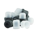 Nail Soaker made of plastic black 1 pack (10 pcs.) - Image 2