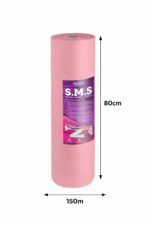 Beautyfor SMS PINK Flizelin Couch Roll, 80 cm x 150 m. - Image 4