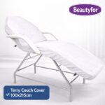 Terry Couch Cover without face hole (100 x 215 cm) (White)