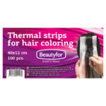 Thermal foam strips for hair coloring 40x12cm 100pcs