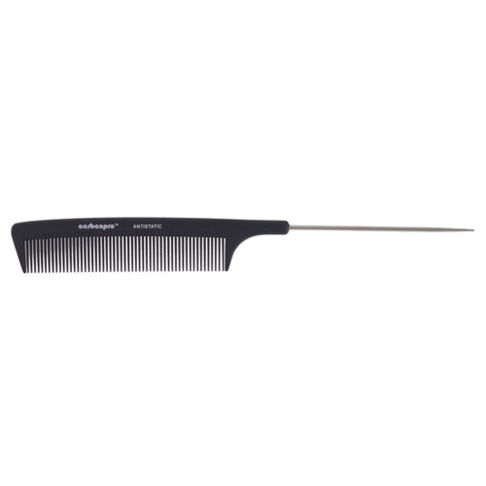 613bea6c-c651-4bac-9f3d-a91532ace54e.jpg Carbon Tail Comb for Cutting and Colouring C0-005 (20 cm) - Image 1