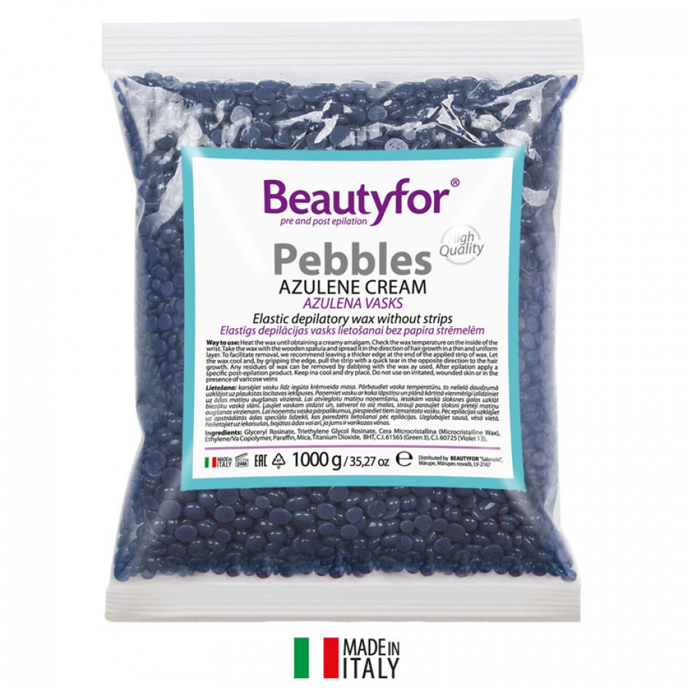 660441e0-ffbf-49a2-b5c3-22006b7d180b-3.jpg Stripless AZULENE Pebbles Hot Wax Beads, 1kg - Image 1