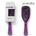 Peniculus Flexibrush Combo Bristles 100% Natural Boar - Violet