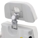 LANX MEDIAL+ Electric Podiatry Chair (3 MOTOR) Upholstered in PU White - Image 8
