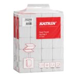 Katrin White 2ply Zig Zag V Fold Hand Towels (4000) - Image 2