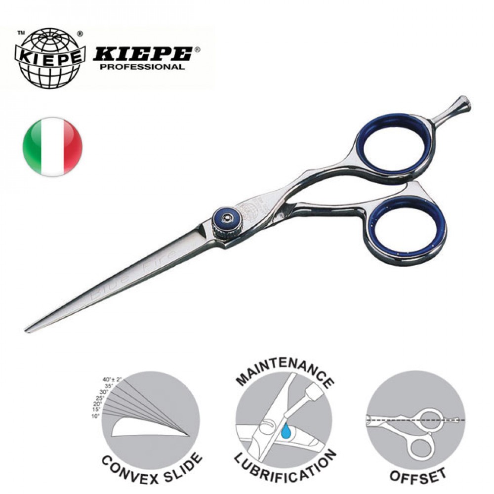 7af38798-aa28-4c30-a460-4412d92275b6.jpg KIEPE BLUE Fire seriesHaidressing Scissors 5.5 inch (14 cm) - Image 1