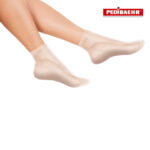 PEDIBAEHR Orange-Lemongras Fleece Foot Mask 1 pair - Image 2