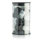 Nail Soaker made of plastic black 1 pack (10 pcs.)