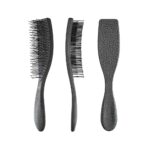Olivia Garden Essential Style Blend Medium Hair Memory Flex Bristles Brush Grey