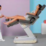 NAGGURA Swop P3 PRO Electric 3-Motor Podiatry Chair Grey