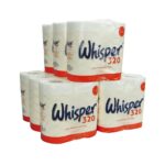 Whisper 2 ply Toilet Rolls - 320 sheets per roll (36 Rolls) - Image 2