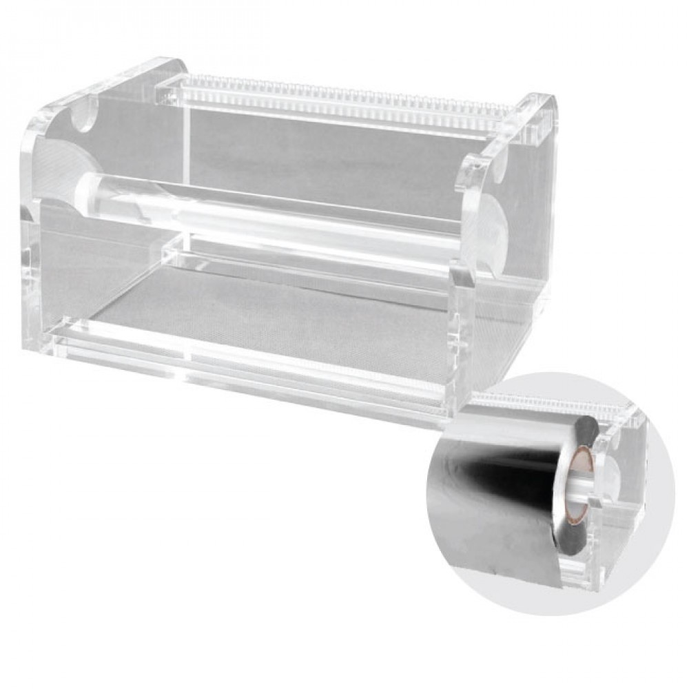 9a2ea98e-bbd2-4930-b314-2905622adc3f.jpg Acrylic Dispenser for Hair Salon Aluminium Foil 100m and 250m - Image 1