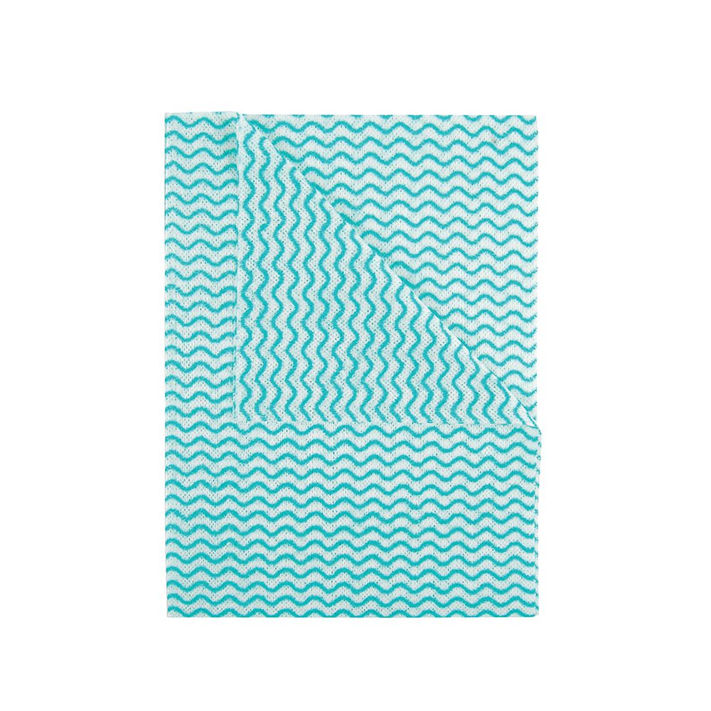 9d876980-729f-4fdb-a322-290adf065fac.jpg Mediumweight Coloured Cleaning Cloths (30x50) (50 per pack) GREEN - Image 1