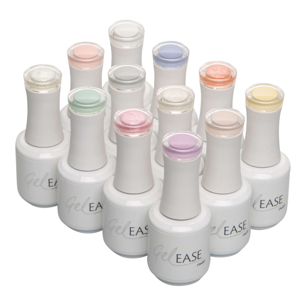 b178863b-6cd6-4287-aab7-c3b6516011b6.jpg Gelease The First Love Collection – 12 x 15ml Soak Off Polish Gel - Image 1
