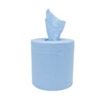 Fine Touch Blue 2ply Centre Feed Roll 165mm X 120mm (Case of 6) - Image 2