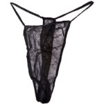 Disposable G-Strings Black (Pack of 50) - Image 2