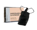 Disposable G-Strings Black (Pack of 50)