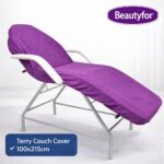 Terry Couch Cover without face hole (100 x 215 cm) (Purple)