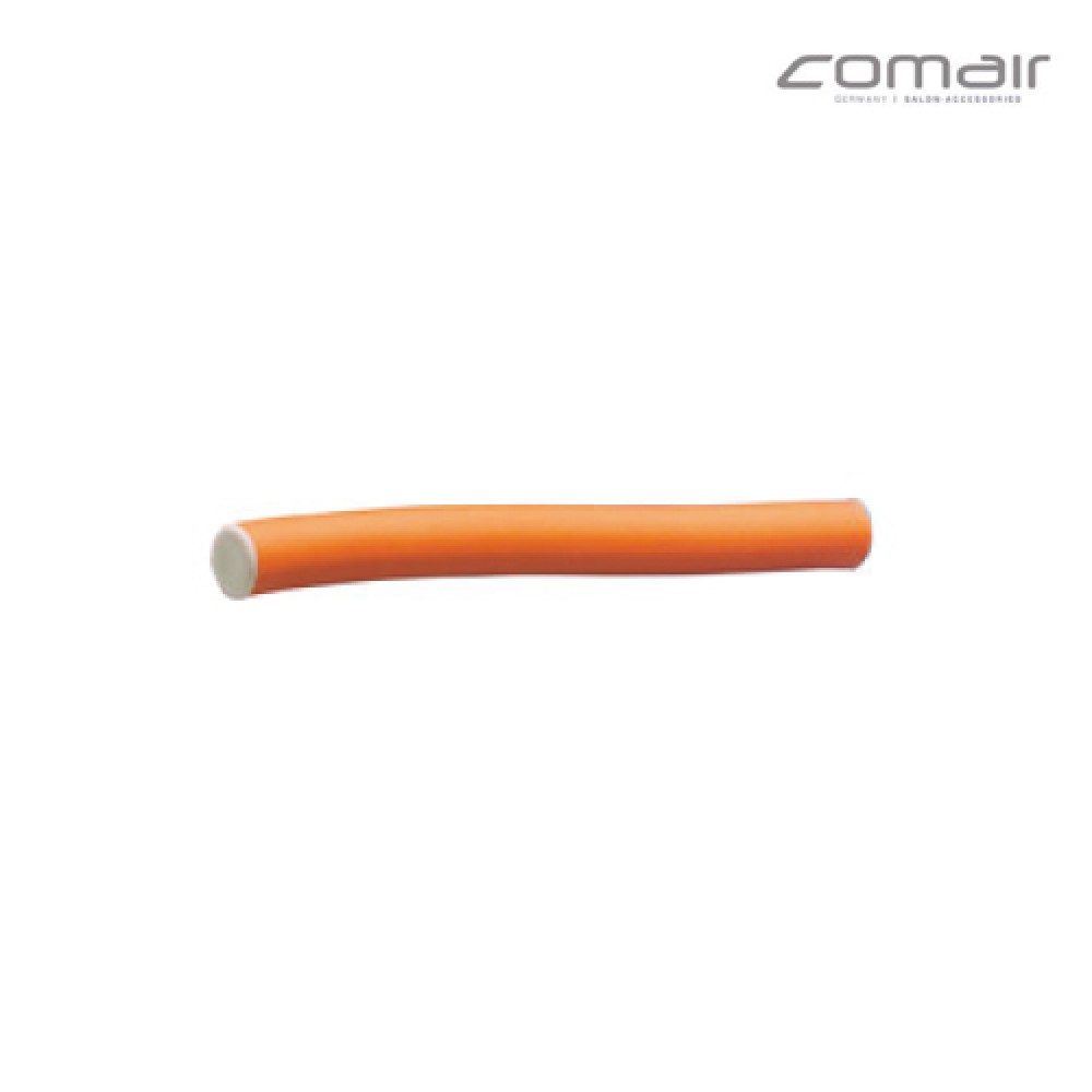 bf34422f-4594-4e31-88f4-30ea94082766.jpg Comair Flex Foam Roller Papillotes ORANGE 17 x 170mm (Pack of 6) - Image 1