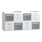 Katrin Plus 2ply White Z Fold Hand Towels (Narrow Fold) Case (21 x 135 Towels 2835)