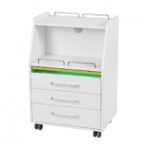 Multifunctional Podiatry Salon Trolley with three drawers and UV - Image 3