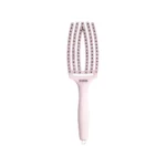 Olivia Garden Fingerbrush Boar & Nylon Pastel Pink Medium - Image 2