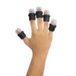 Nail Soaker made of plastic black 1 pack (10 pcs.) - Image 3