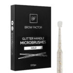 Glitter Handle Microbrushes - Gold Glitter
